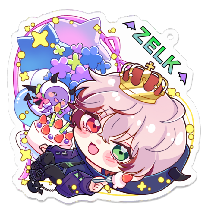アクリルキーホルダー - 70 x 70 (mm)