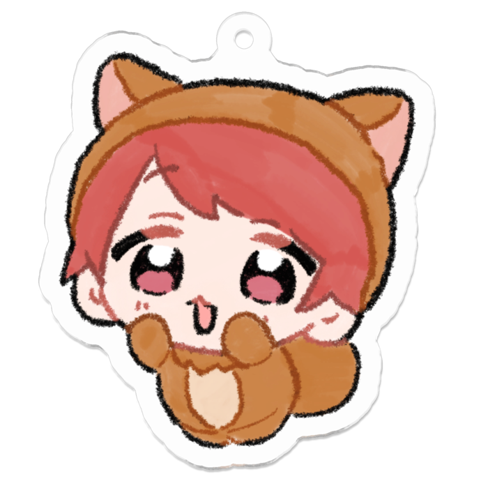 アクリルキーホルダー - 50 x 50 (mm)