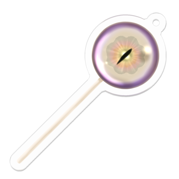 アクリルキーホルダー（コーティング） - 50 x 50 (mm)