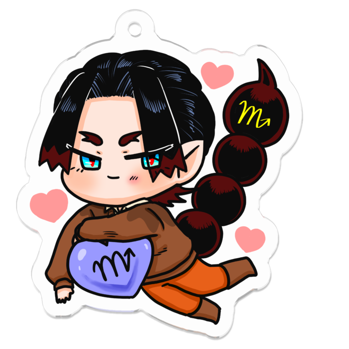 アクリルキーホルダー - 50 x 50 (mm)