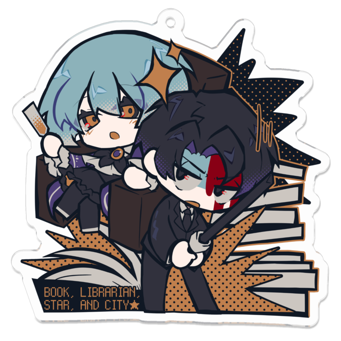 アクリルキーホルダー - 70 x 70 (mm)