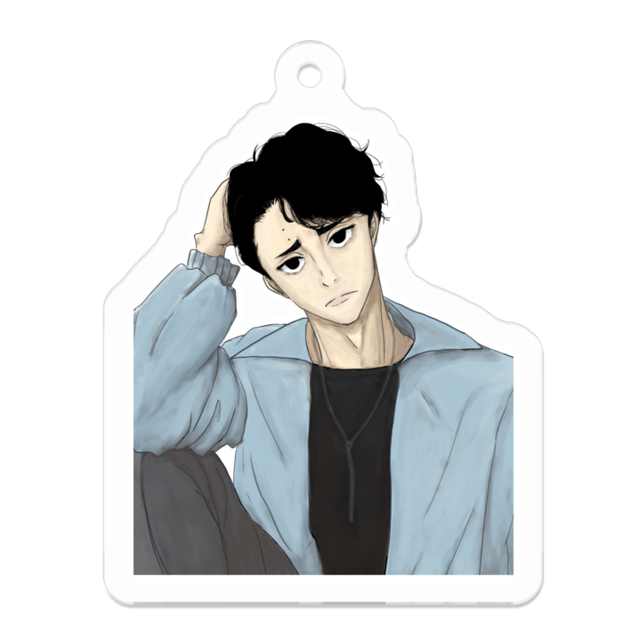 アクリルキーホルダー - 50 x 50 (mm)