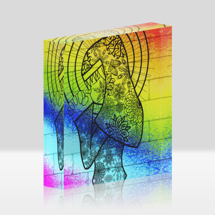 アクリルブロック - 100x100mm