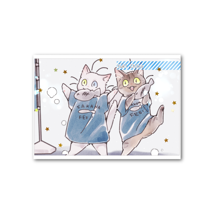 フォト風カード - 横 - 両面