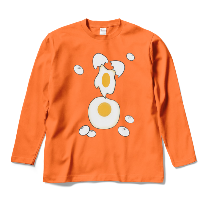 ロングスリーブTシャツ - M - オレンジ