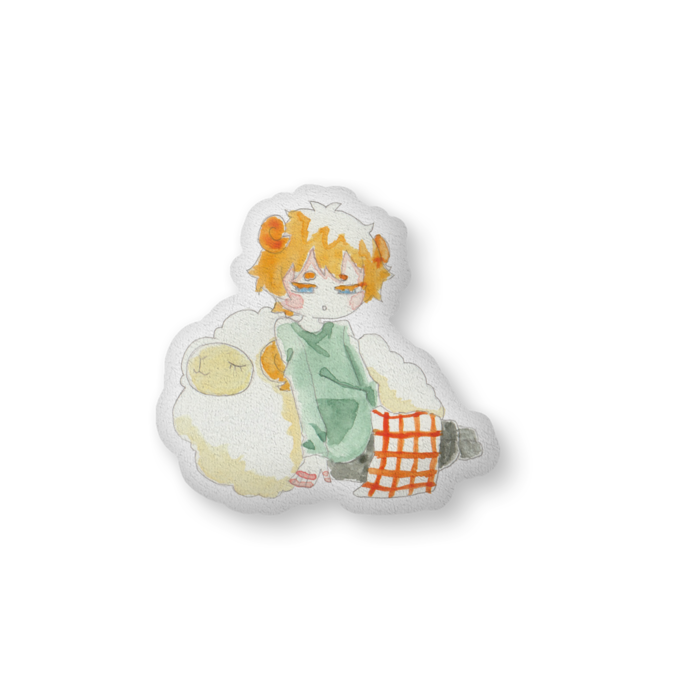 ふかふかクッション - 大(H61×W86cm) - 片面