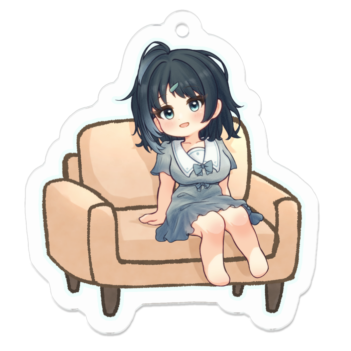 アクリルキーホルダー - 50 x 50 (mm)