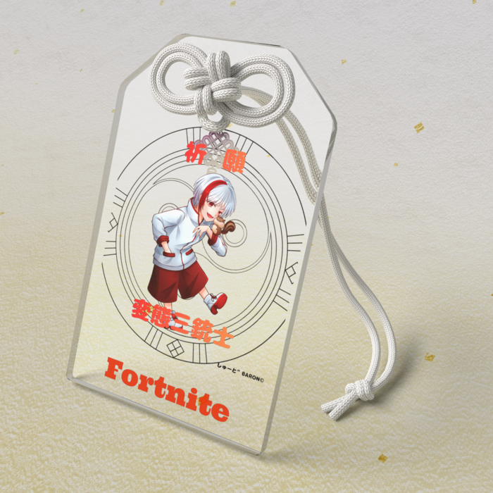 アクリルお守り - 50 × 80mm