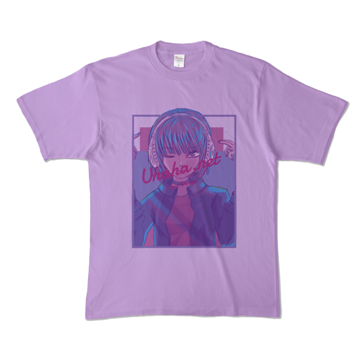 カラーTシャツ - XL - ライトパープル (淡色)