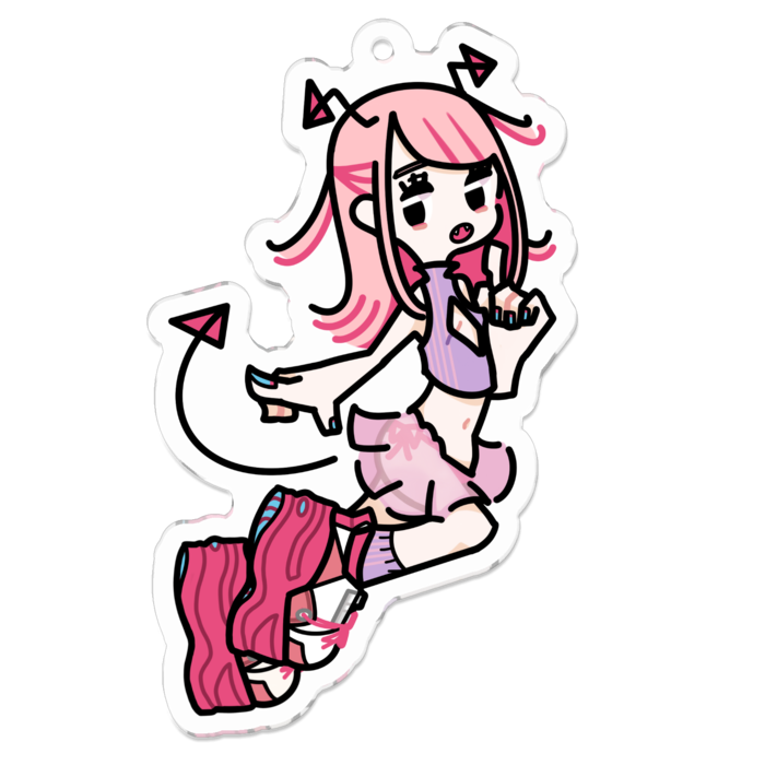 アクリルキーホルダー - 70 x 70 (mm)