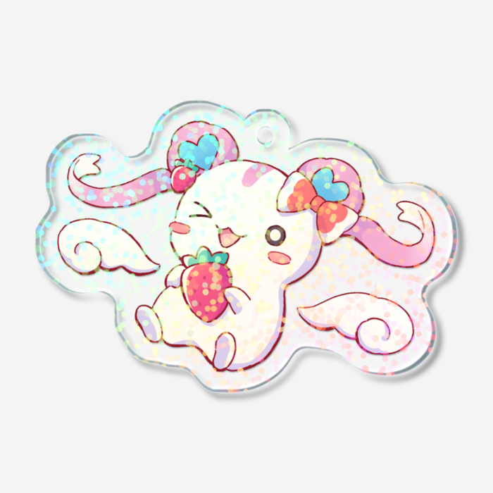 ホログラムアクリルキーホルダー - 50 × 50mm