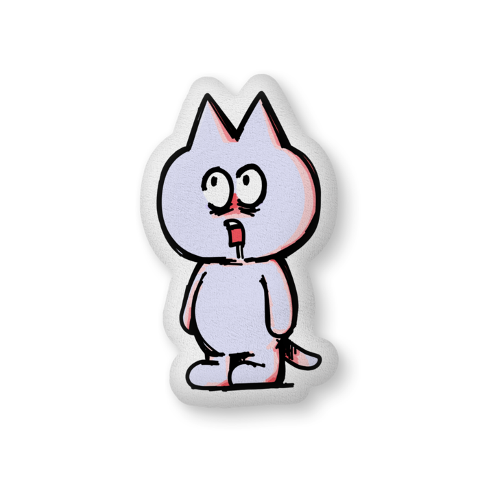 ふかふかクッション - 中(H56×W36cm) - 両面
