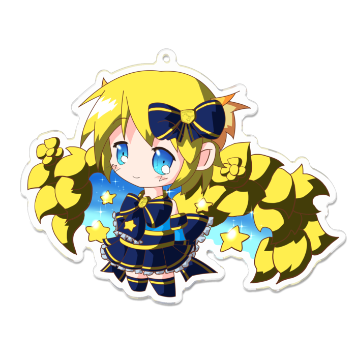 アクリルキーホルダー - 100 x 100 (mm)