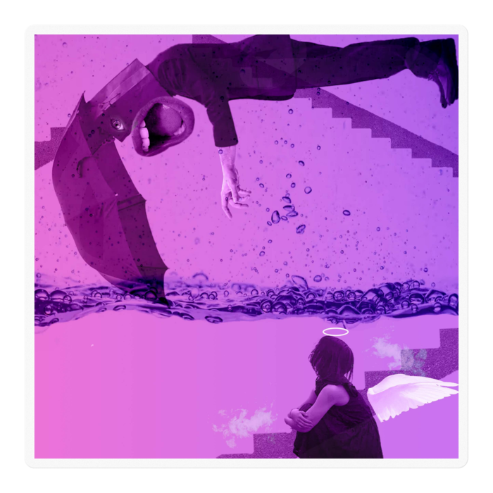 ステッカー - 100 x 100 (mm)