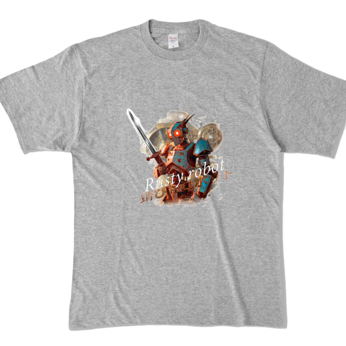 カラーTシャツ - XL - 杢グレー (濃色)