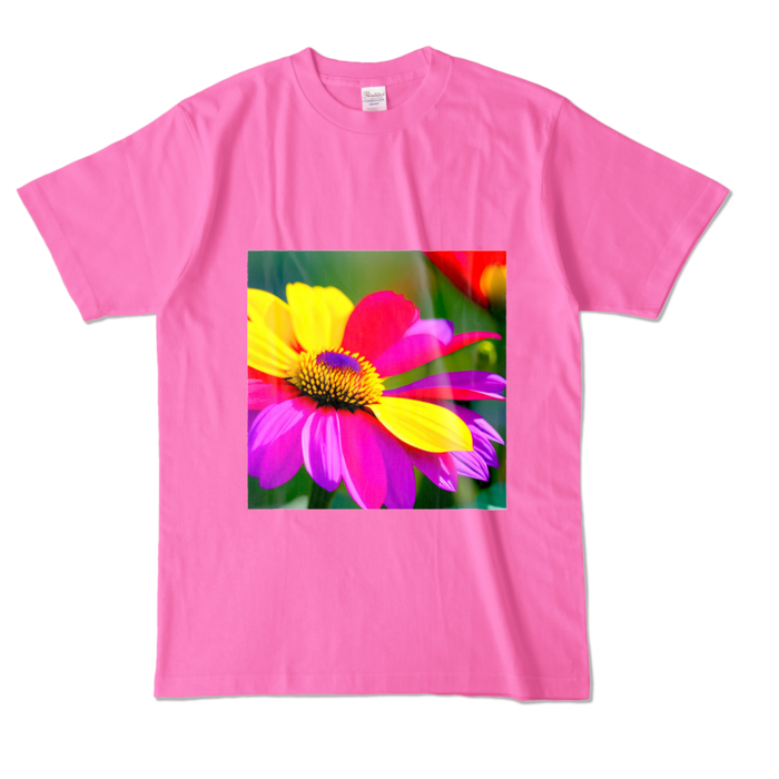 カラーTシャツ - L - ピンク (濃色)