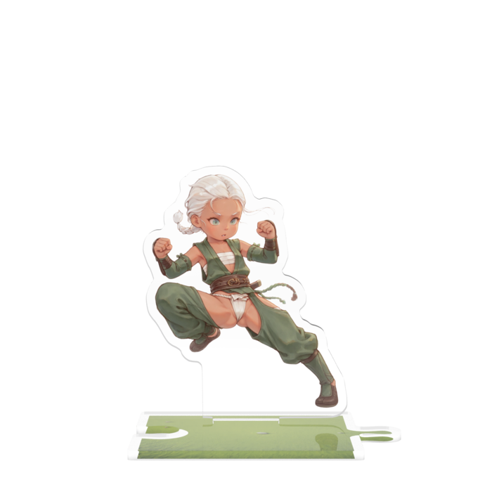 Green Ninja Girl - つながるアクスタ - 80mm