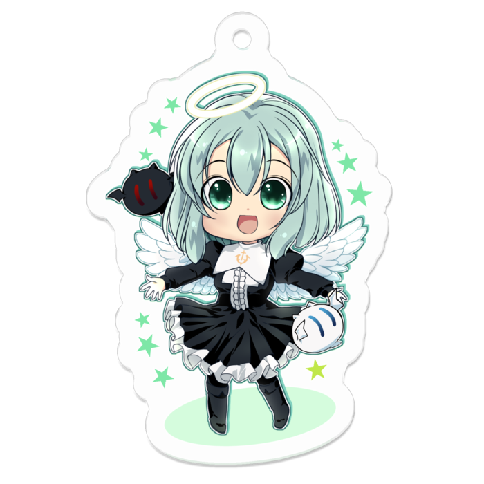 アクリルキーホルダー - 50 x 50 (mm)