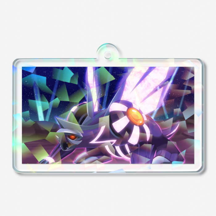 ホログラムアクリルキーホルダー - 50 × 50mm