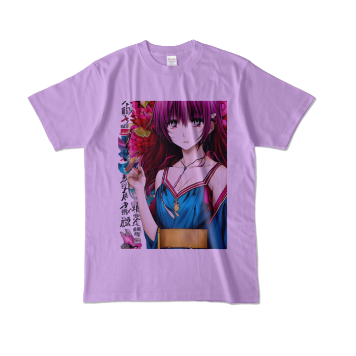 カラーTシャツ - L - ライトパープル (淡色)
