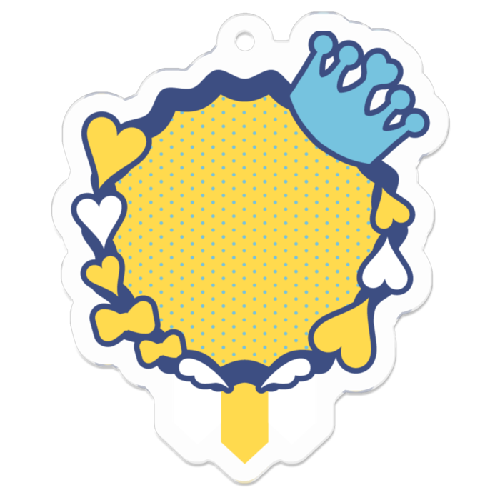 アクリルキーホルダー - 50 x 50 (mm)