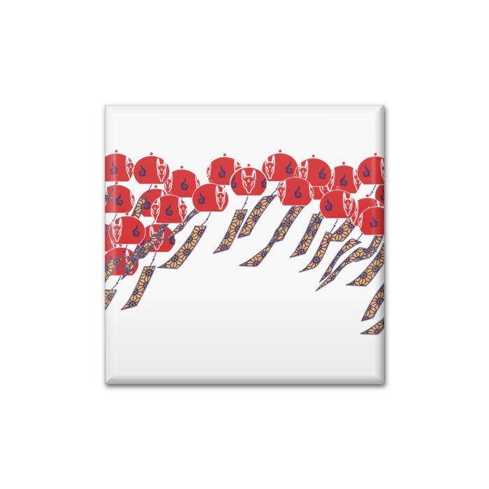 缶バッジ - 四角形40mm