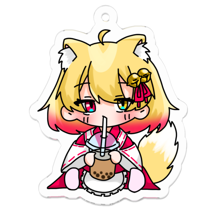 アクリルキーホルダー（コーティング） - 50 x 50 (mm)