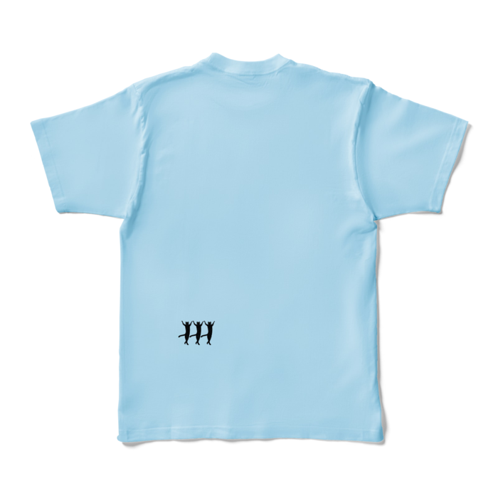 カラーTシャツ - XL - ライトブルー (淡色)(1)