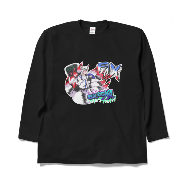 ロングスリーブTシャツ - XL - ブラック