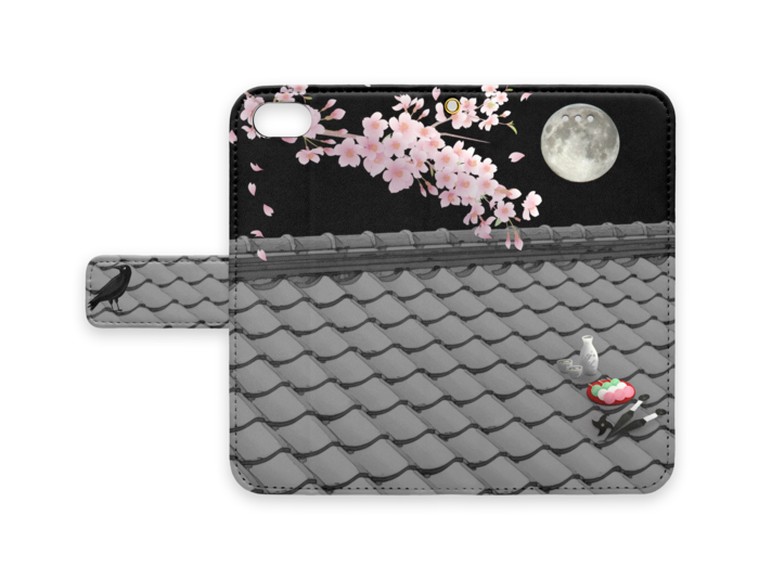 手帳型iPhoneケース - iPhone 8 / 7 - ストラップ穴 あり