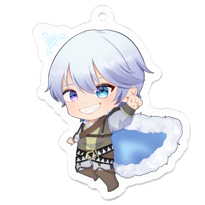 アクリルキーホルダー - 50 x 50 (mm)