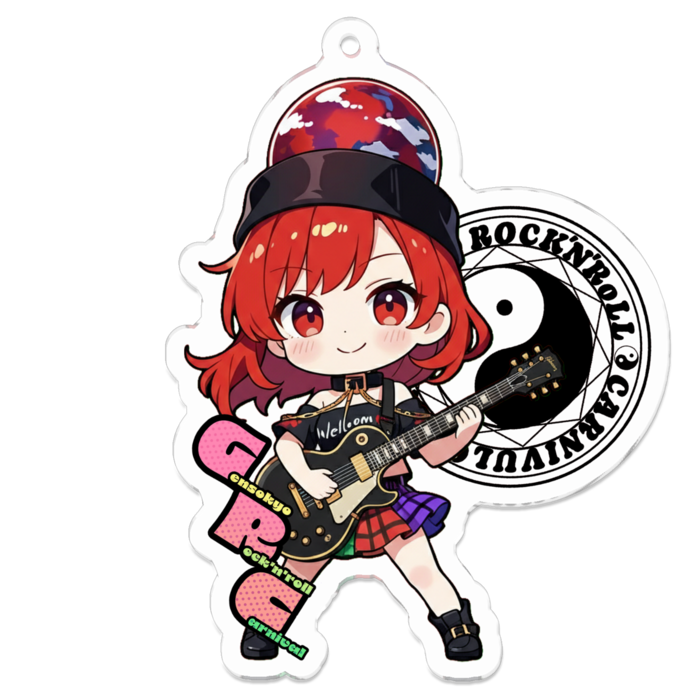 アクリルキーホルダー - 70 x 70 (mm)