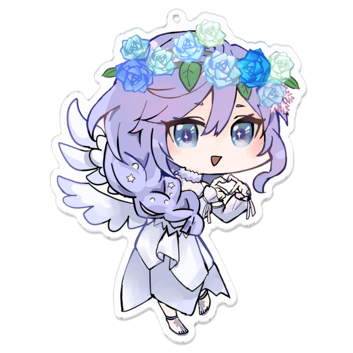 アクリルキーホルダー - 100 x 100 (mm)