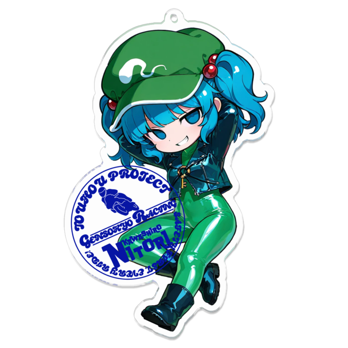 アクリルキーホルダー - 100 x 100 (mm)