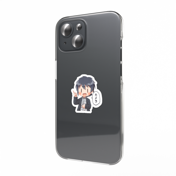 きんじょのみかりカメラに指差しスマホステッカー（海緒Bタイプ）