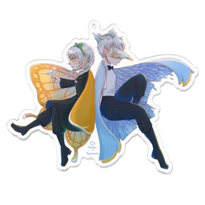 アクリルキーホルダー - 100 x 100 (mm)