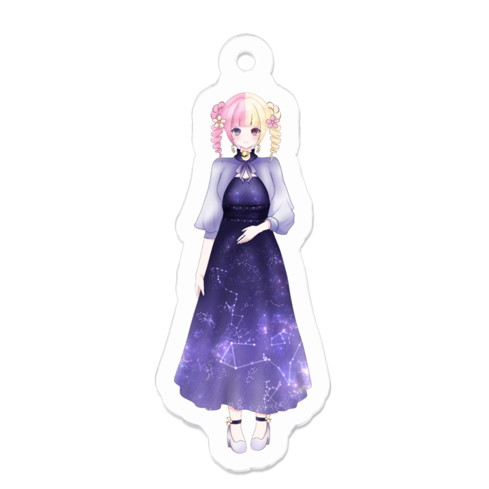 アクリルキーホルダー - 50 x 50 (mm) S
