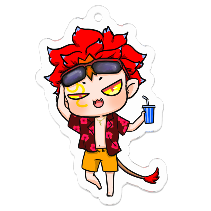 アクリルキーホルダー - 50 x 50 (mm)