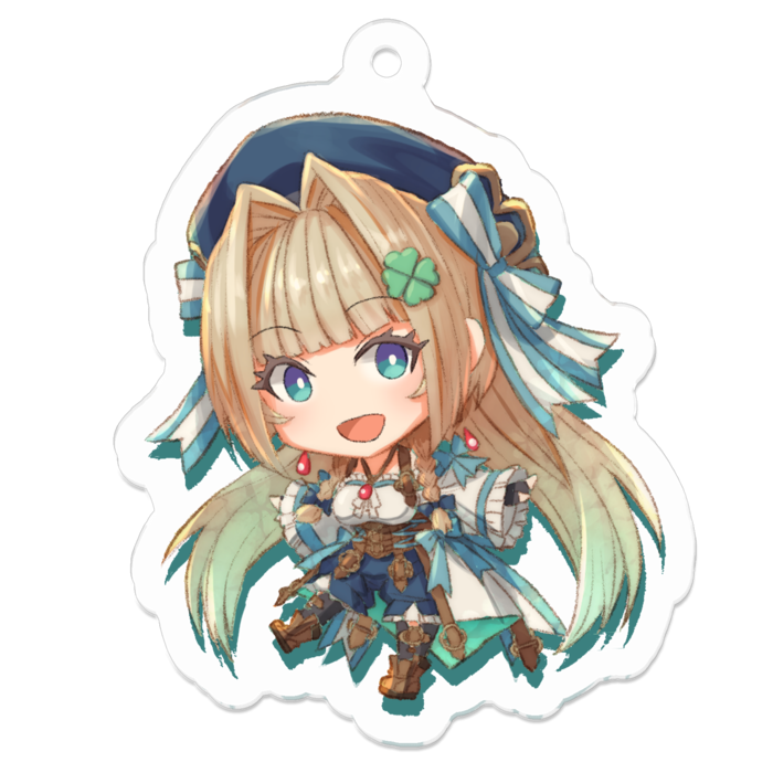 アクリルキーホルダー - 50 x 50 (mm)絵柄A