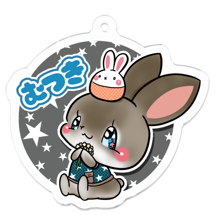 アクリルキーホルダー - 50 x 50 (mm)