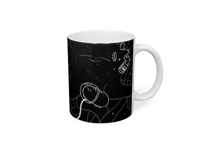 マグカップ - 直径 8 cm / 高さ 9.5 cm