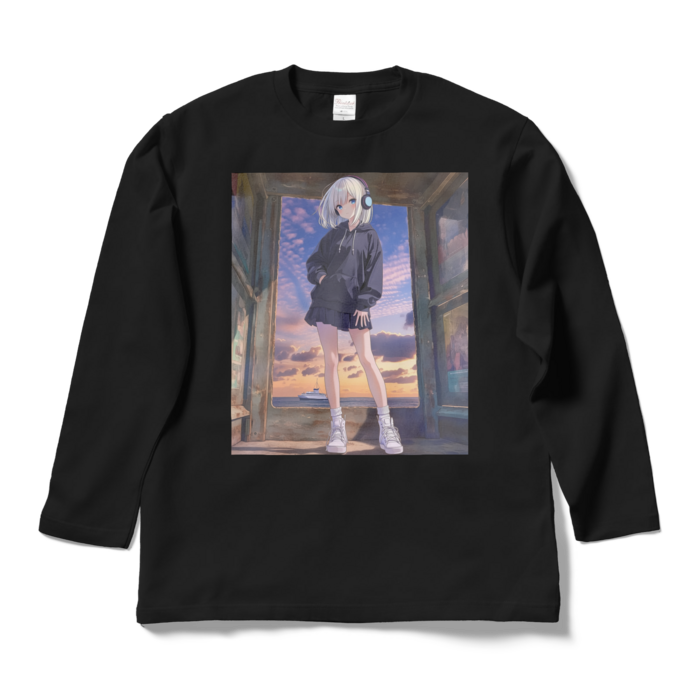 ロングスリーブTシャツ - L - ブラック
