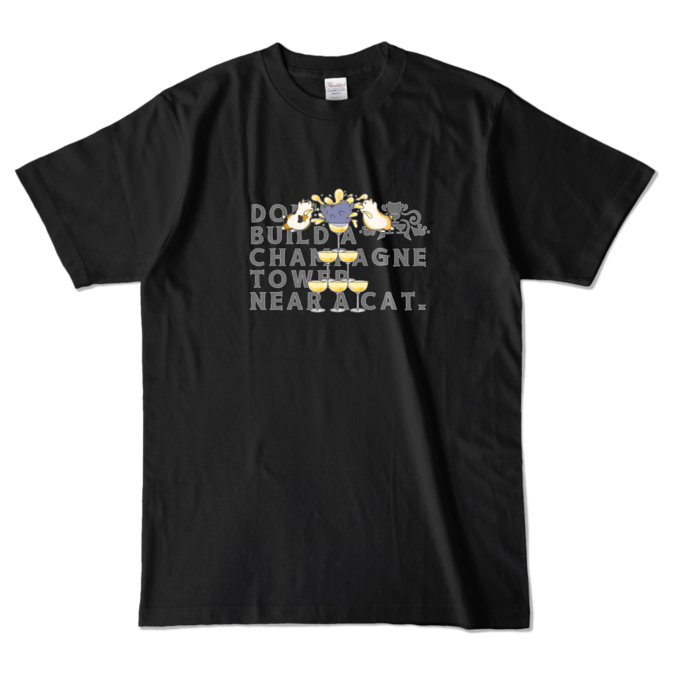 カラーTシャツ - L - ブラック (濃色)(1)