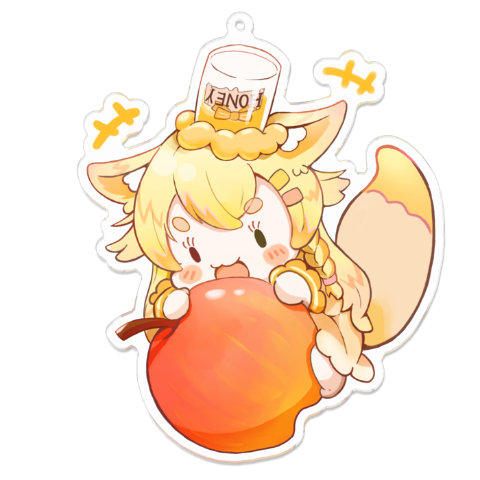 アクリルキーホルダー - 100 x 100 (mm)