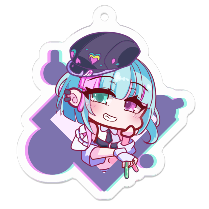 アクリルキーホルダー - 50 x 50 (mm)