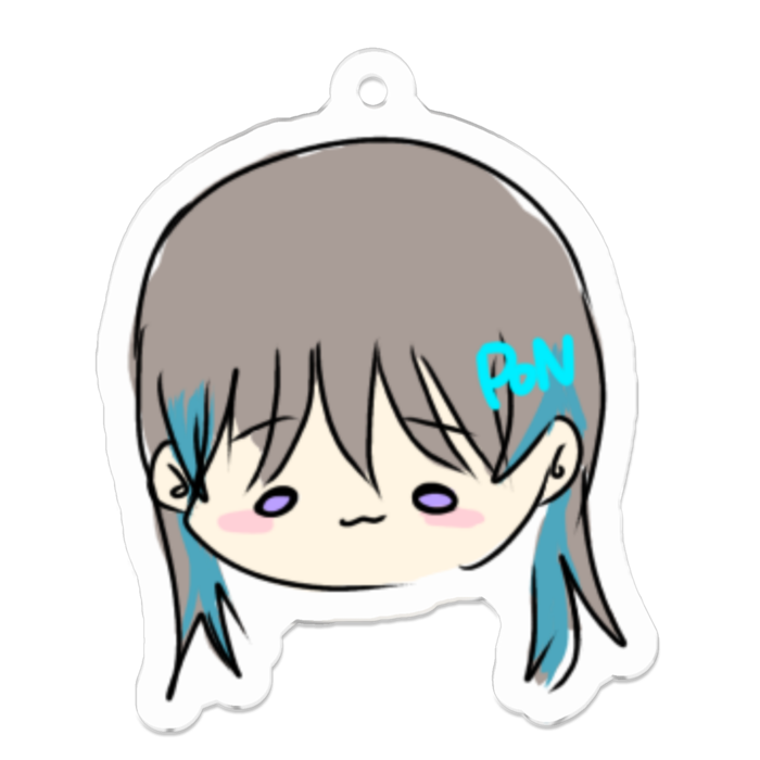 アクリルキーホルダー - 50 x 50 (mm)