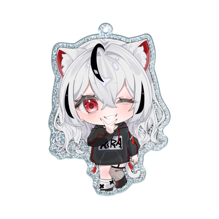 ラメアクリルキーホルダー - 70 × 70mm