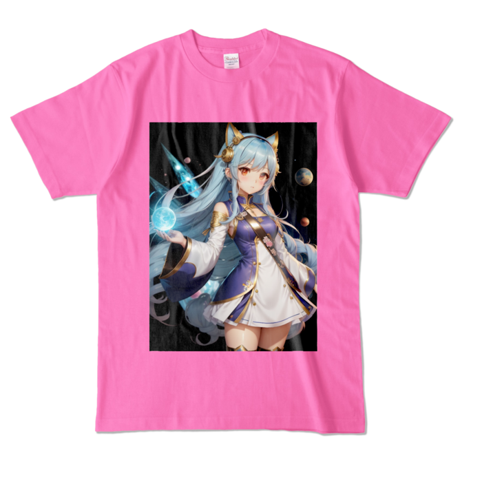 カラーTシャツ - L - ピンク (濃色)