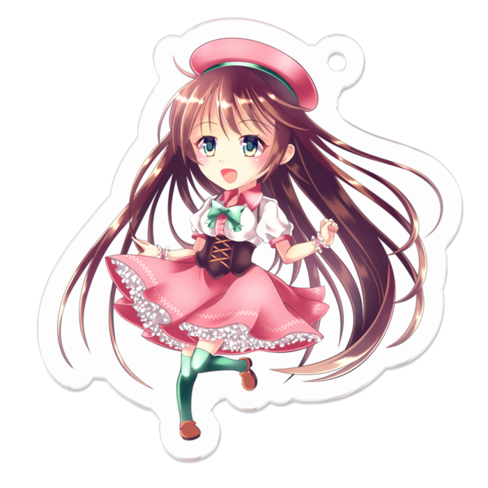 アクリルキーホルダー - 50 x 50 (mm)
