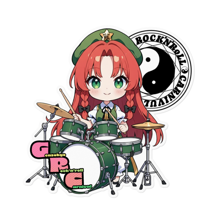 ステッカー - 160 x 160 (mm)